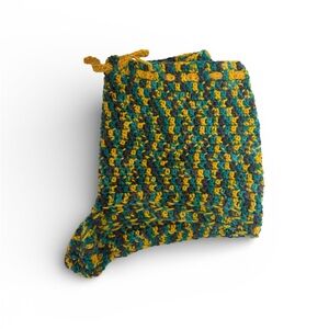 Stylish Green and Yellow Women Shorts